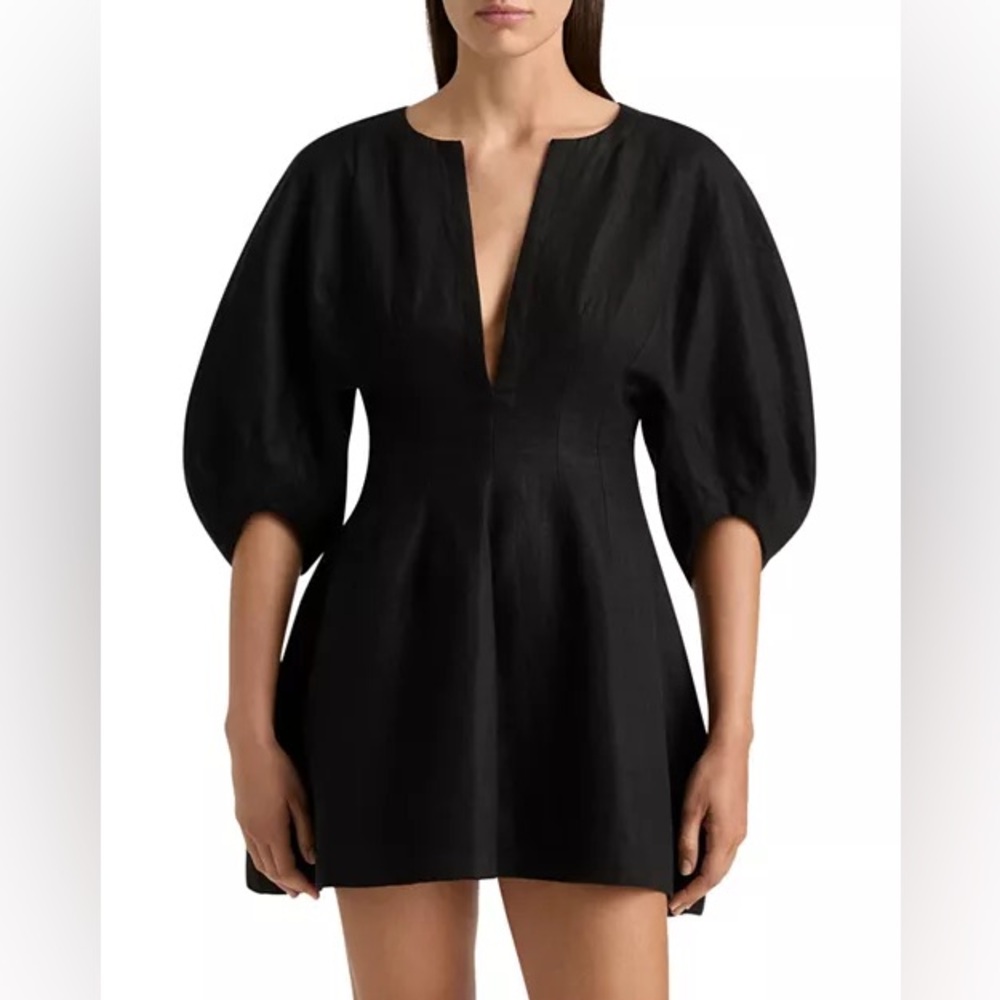 Faithfull the Brand Black Mini Dress